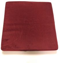 Siddepude Halvcoxit 50x50x7,5cm, Rød
