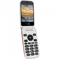 Doro 6621 Mobil 3G Rød/Hvid